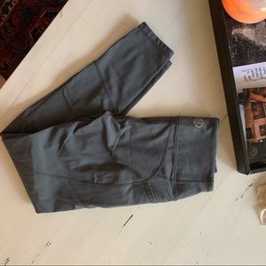 Grey high waisted til you collapse leggings